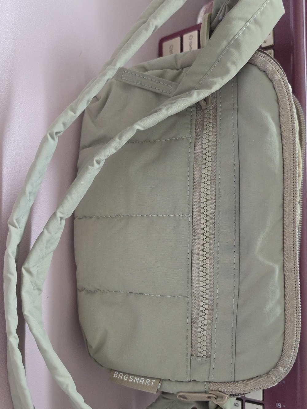 Puffy Style Quilted Crossbody Bag